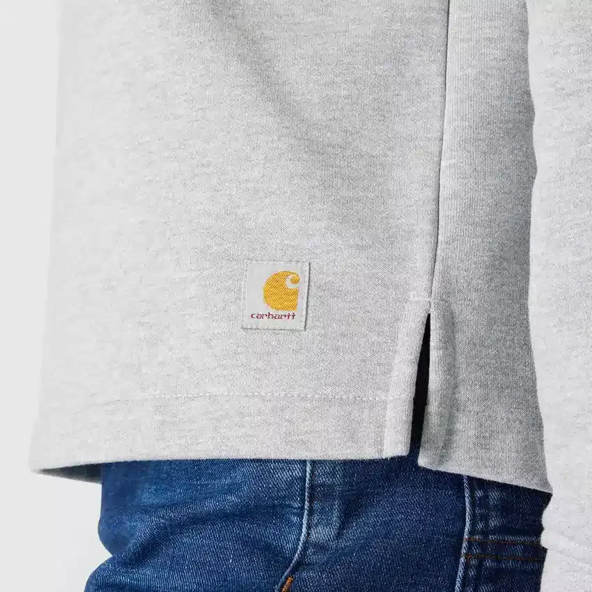 Sudadera de cuello redondo con estampado Carhartt 1889 de peso medio y corte holgado para mujer