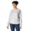 Sudadera de cuello redondo con estampado gráfico, corte holgado y peso medio para mujer
