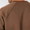 Sudadera de cuello redondo de forro polar grueso de la serie Crafted para hombre
