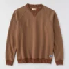 Sudadera de cuello redondo de forro polar grueso de la serie Crafted para hombre