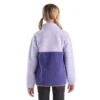 Sudadera de felpa de manguitos largos con cremallera de un cuarto para niñas (niños pequeños/niños/jóvenes)