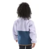 Sudadera de felpa de manguitos largos con cremallera de un cuarto para niñas (niños pequeños/niños/jóvenes)