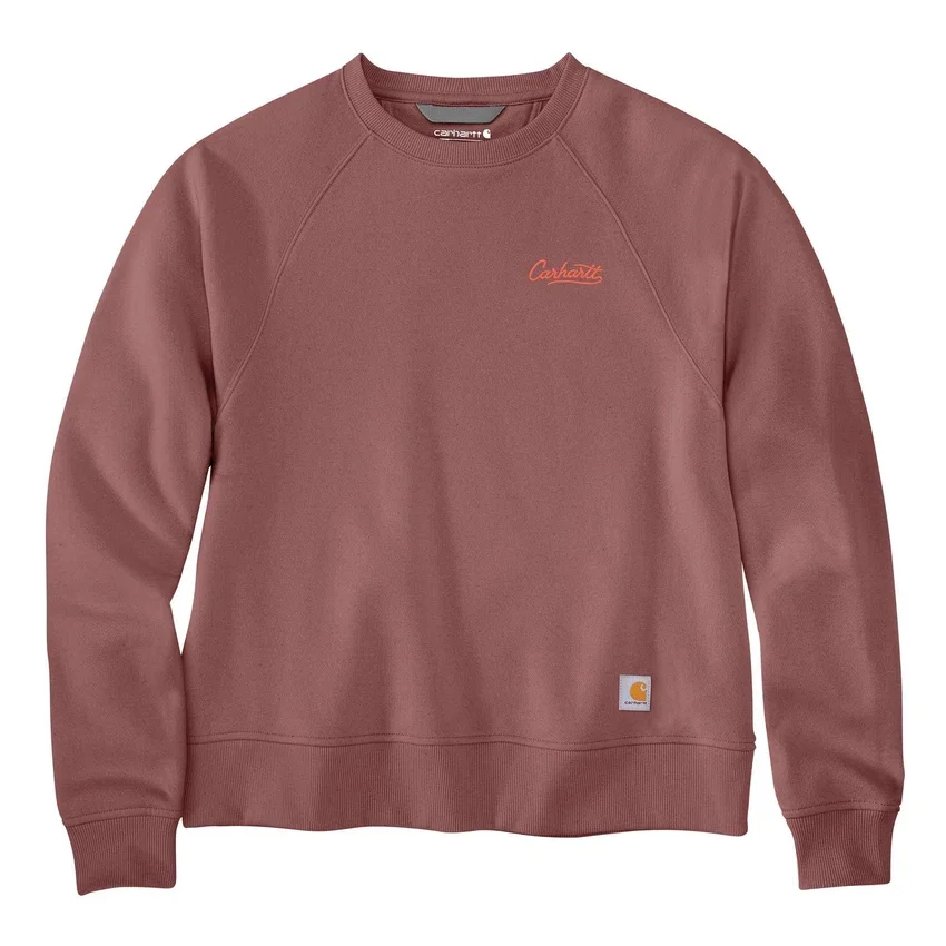 Sudadera de jerséu de cuello redondo de corte holgado Sawyer para mujer