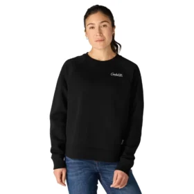Sudadera de jerséu de cuello redondo de corte holgado Sawyer para mujer