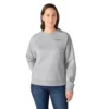 Sudadera de jerséu de cuello redondo de corte holgado Sawyer para mujer