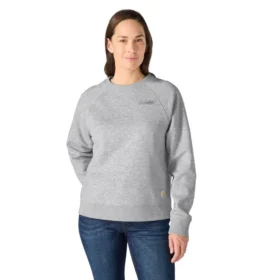 Sudadera de jerséu de cuello redondo de corte holgado Sawyer para mujer