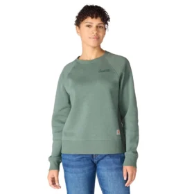 Sudadera de jerséu de cuello redondo de corte holgado Sawyer para mujer