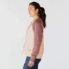 Sudadera de jerséu de cuello redondo de corte holgado Sawyer para mujer