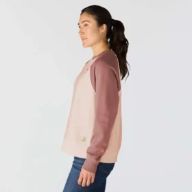 Sudadera de jerséu de cuello redondo de corte holgado Sawyer para mujer