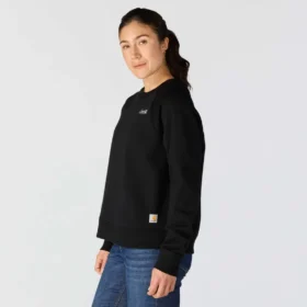 Sudadera de jerséu de cuello redondo de corte holgado Sawyer para mujer