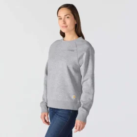 Sudadera de jerséu de cuello redondo de corte holgado Sawyer para mujer