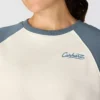 Sudadera de jerséu de cuello redondo de corte holgado Sawyer para mujer
