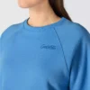 Sudadera de jerséu de cuello redondo de corte holgado Sawyer para mujer
