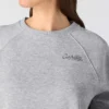 Sudadera de jerséu de cuello redondo de corte holgado Sawyer para mujer
