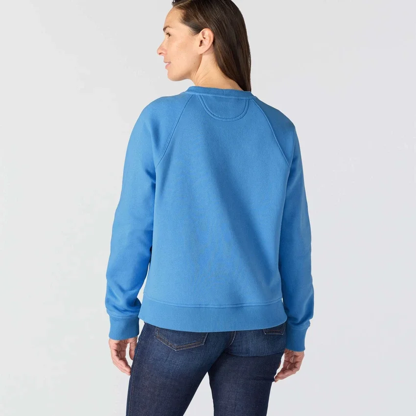 Sudadera de jerséu de cuello redondo de corte holgado Sawyer para mujer