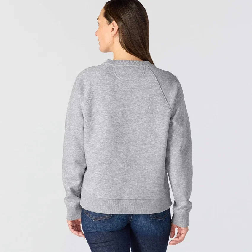 Sudadera de jerséu de cuello redondo de corte holgado Sawyer para mujer