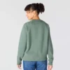 Sudadera de jerséu de cuello redondo de corte holgado Sawyer para mujer