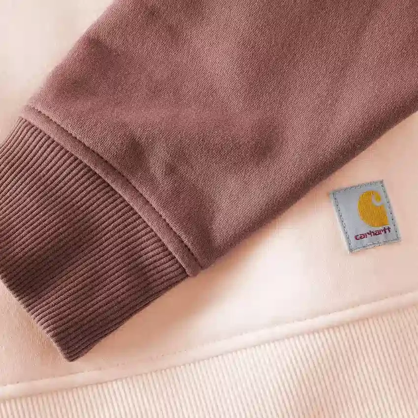Sudadera de jerséu de cuello redondo de corte holgado Sawyer para mujer