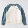 Sudadera de jerséu de cuello redondo de corte holgado Sawyer para mujer