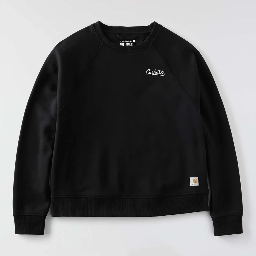 Sudadera de jerséu de cuello redondo de corte holgado Sawyer para mujer