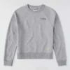 Sudadera de jerséu de cuello redondo de corte holgado Sawyer para mujer