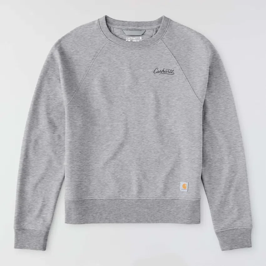 Sudadera de jerséu de cuello redondo de corte holgado Sawyer para mujer