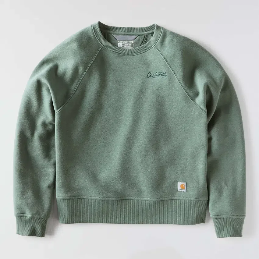 Sudadera de jerséu de cuello redondo de corte holgado Sawyer para mujer