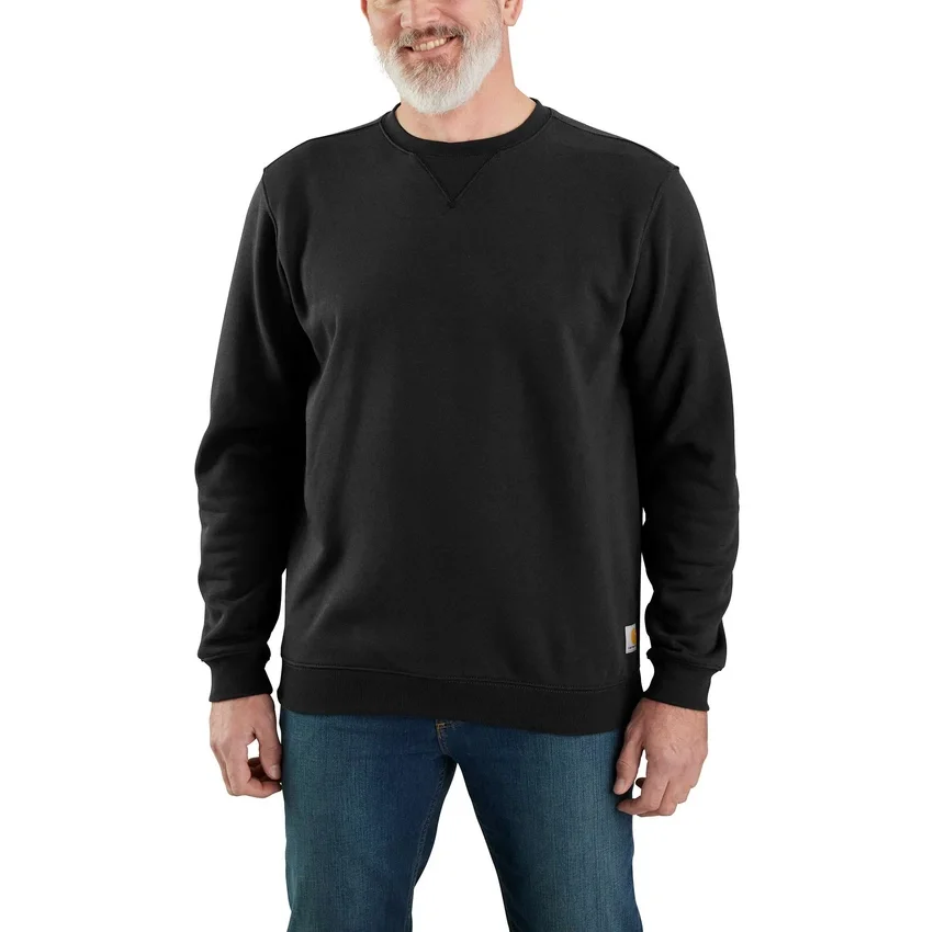 Sudadera de jerséu de cuello redondo de peso medio y corte holgado Marquette para hombre