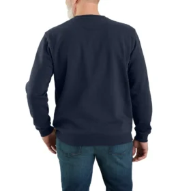 Sudadera de jerséu de cuello redondo de peso medio y corte holgado Marquette para hombre