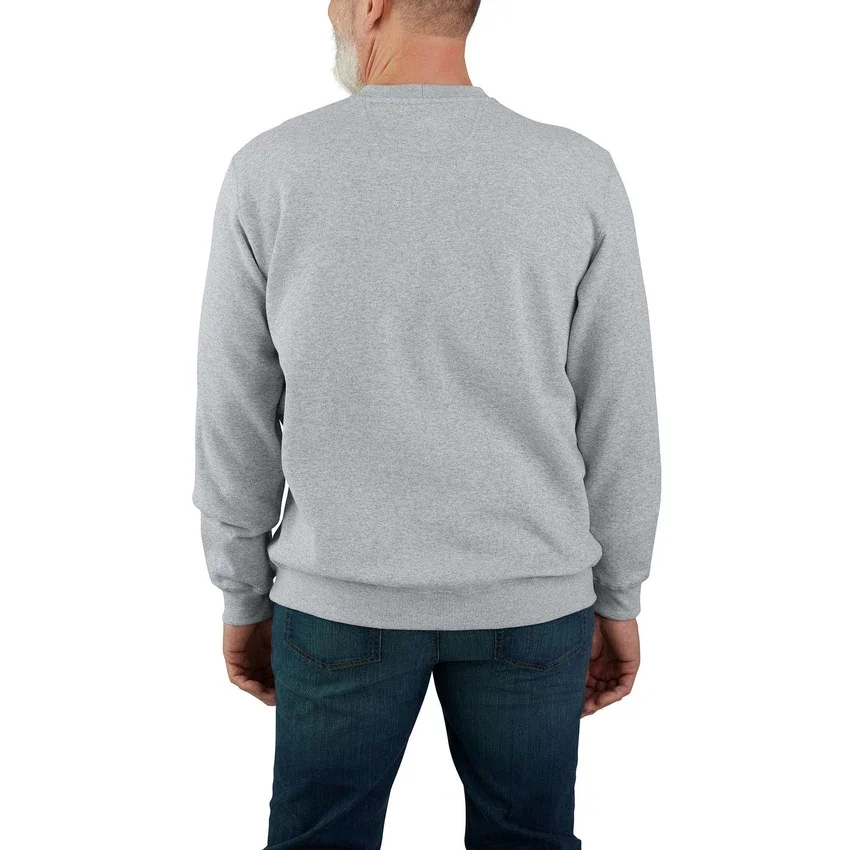 Sudadera de jerséu de cuello redondo de peso medio y corte holgado Marquette para hombre