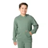 Sudadera de manguitos largos para niño, teñida en prenda y rediseñada (niños/jóvenes)