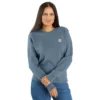 Sudadera ligera de jerséis de cuello redondo de Tencel para mujer