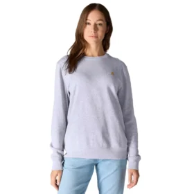 Sudadera ligera de jerséis de cuello redondo de Tencel para mujer
