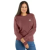 Sudadera ligera de jerséis de cuello redondo de Tencel para mujer