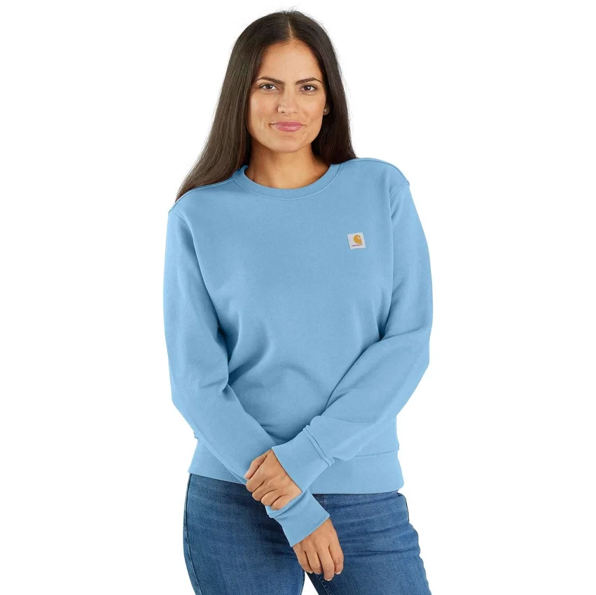 Sudadera ligera de jerséis de cuello redondo de Tencel para mujer