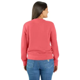 Sudadera ligera de jerséis de cuello redondo de Tencel para mujer