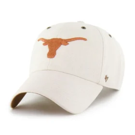 Texas Longhorns '47, sin teñir, Gorras Clean Up