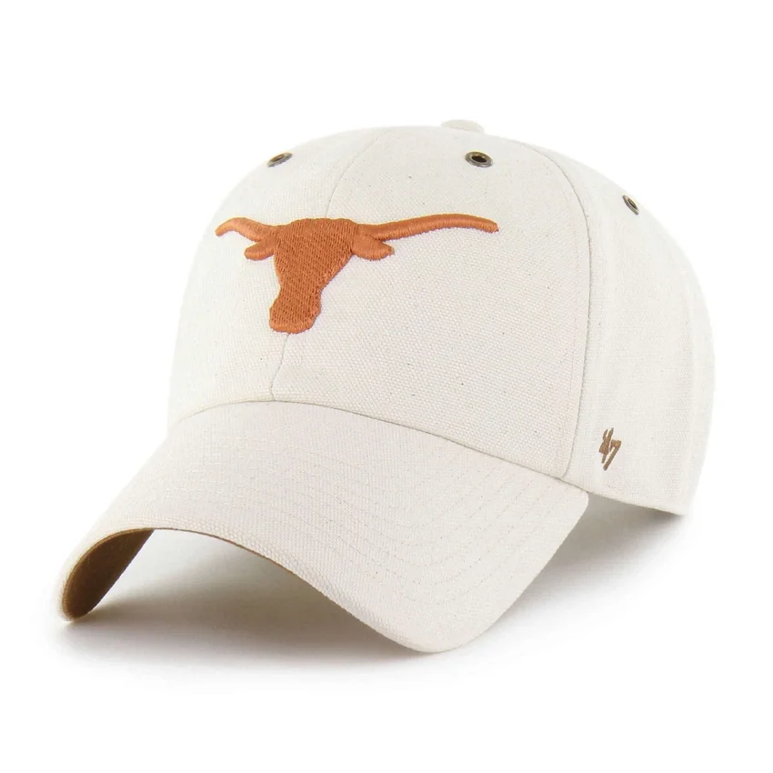 Texas Longhorns '47, sin teñir, Gorras Clean Up