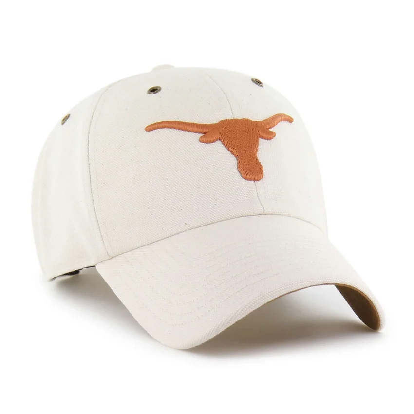 Texas Longhorns '47, sin teñir, Gorras Clean Up