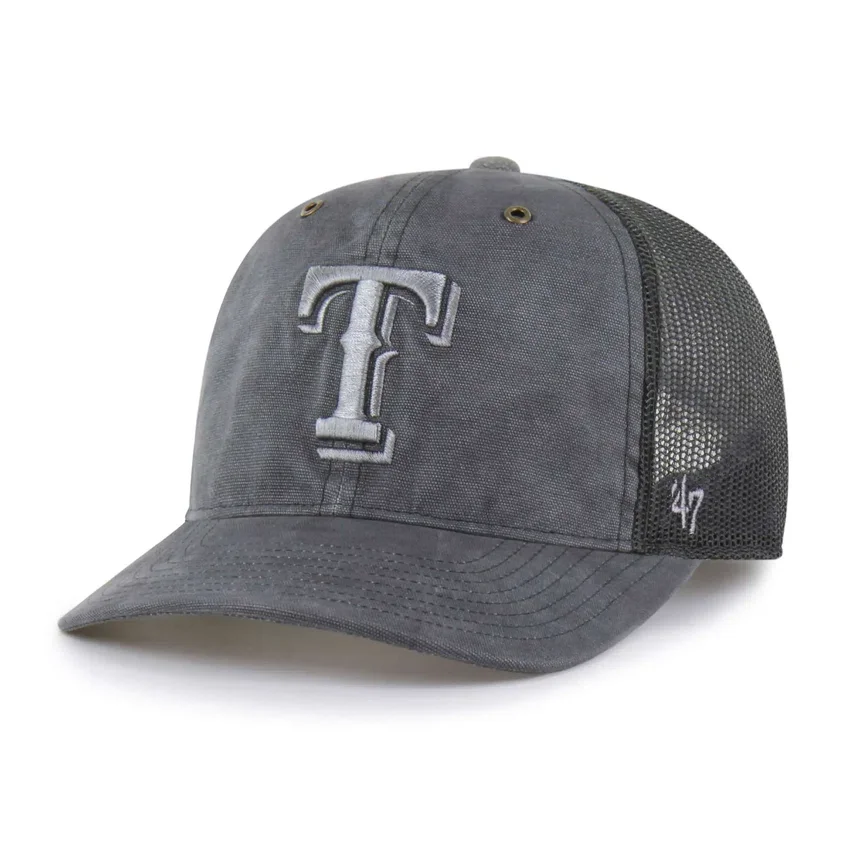 Texas Rangers '47, gorra de camionero teñida, corte holgado