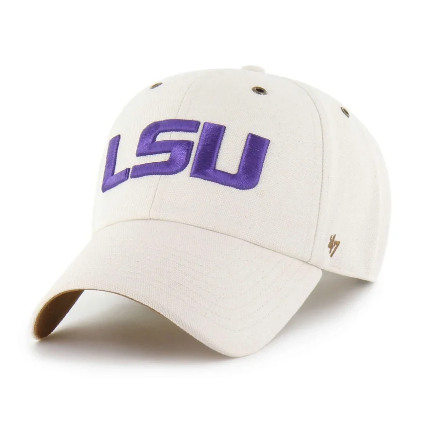 Tigers de Louisiana State '47, sin teñir, Gorras Clean Up