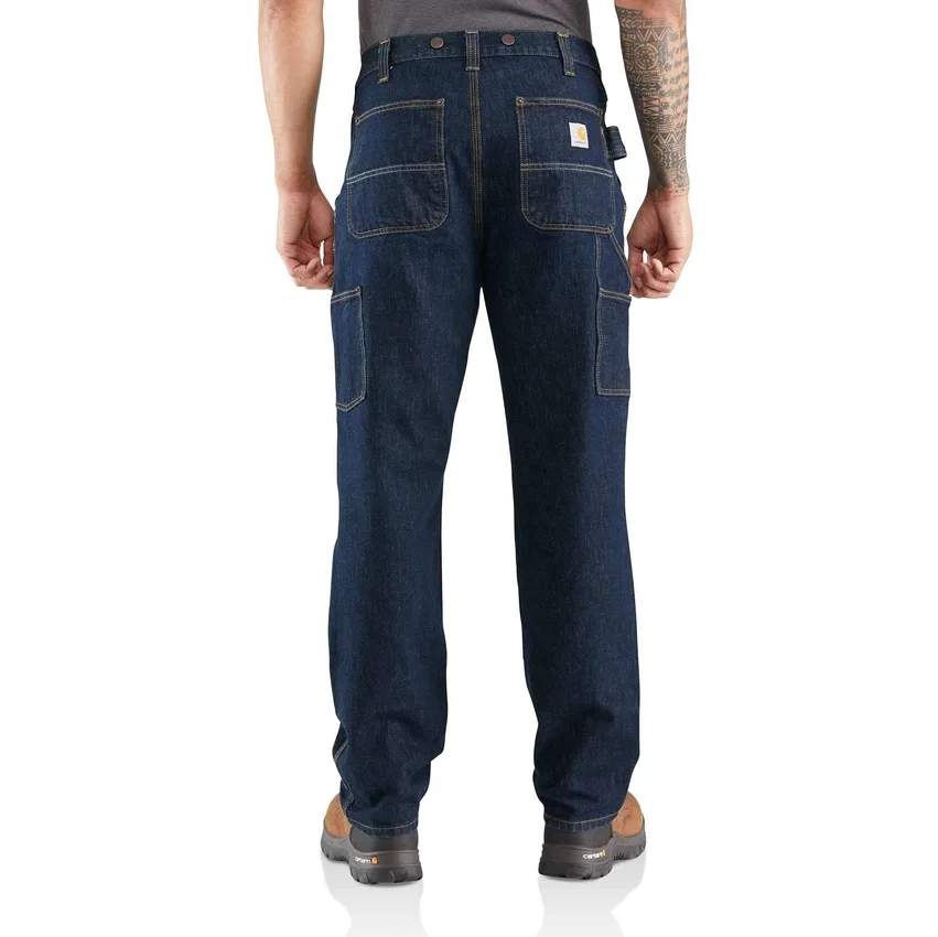 Vaqueros de leñador «Rugged Flex®» de corte recto holgado con doble refuerzo en las rodillas - Vaqueros de trabajo