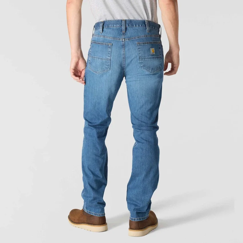 Vaqueros de trabajo para hombre, ajustados y cónicos, con tejido Rugged Flex