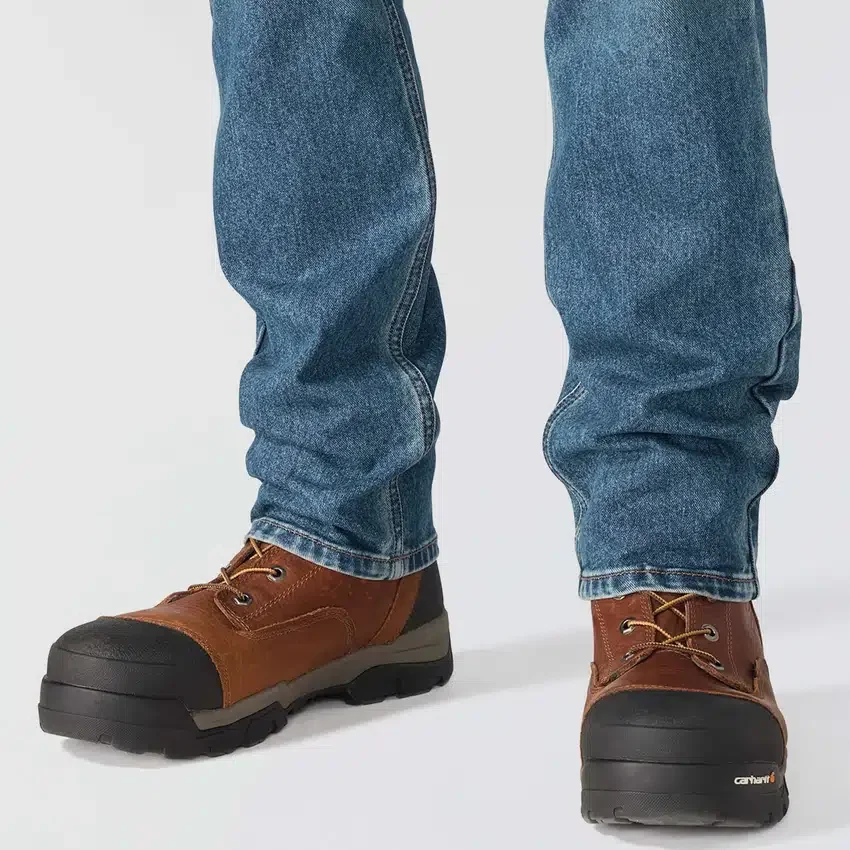 Vaqueros de trabajo para hombre, ajustados y cónicos, con tejido Rugged Flex
