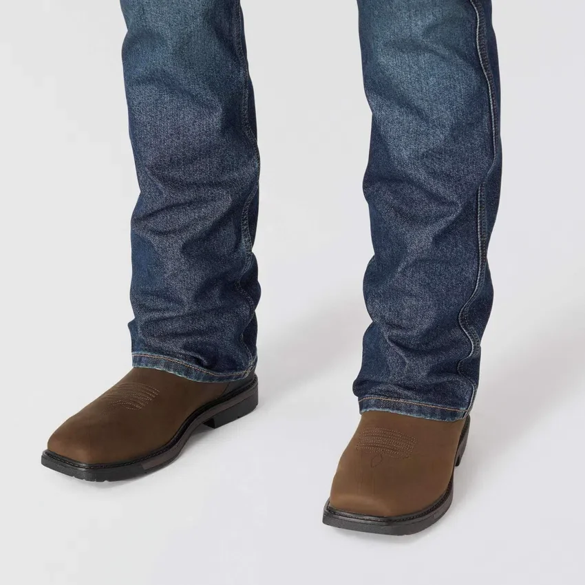 Vaqueros de trabajo para hombre, corte bootcut holgado y tejido Rugged Flex