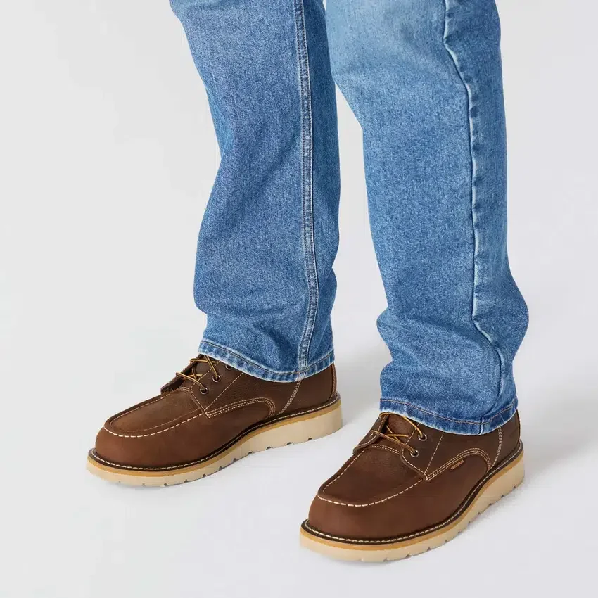 Vaqueros de trabajo para hombre de corte holgado y pierna recta con tecnología Rugged Flex