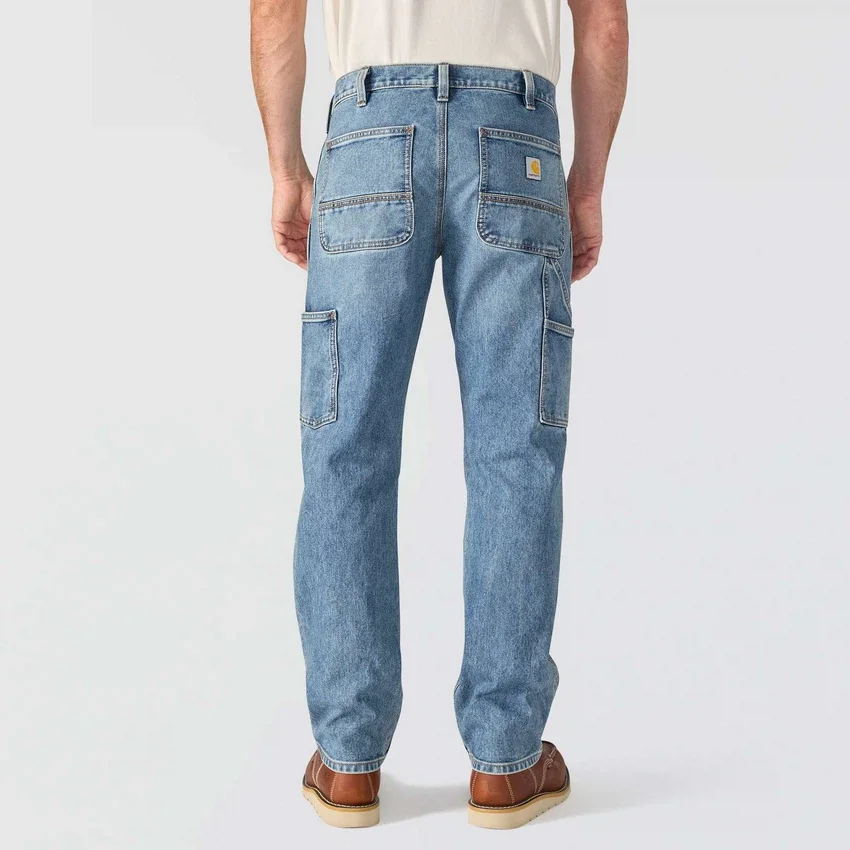 Vaqueros de trabajo rectos, holgados y resistentes «Rugged Flex» para hombre