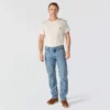 Vaqueros de trabajo rectos, holgados y resistentes «Rugged Flex» para hombre