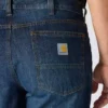 Vaqueros de trabajo rectos y holgados para hombre