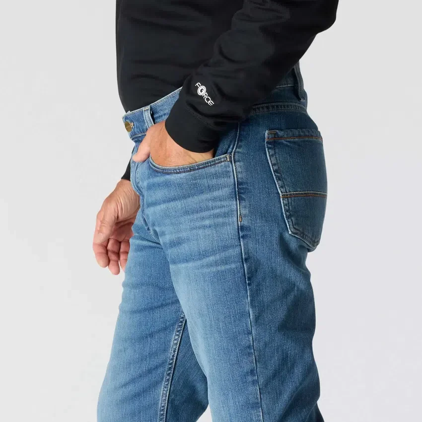 Vaqueros para hombre Fr de corte holgado y pierna recta con tecnología Rugged Flex™: vaqueros ignífugos